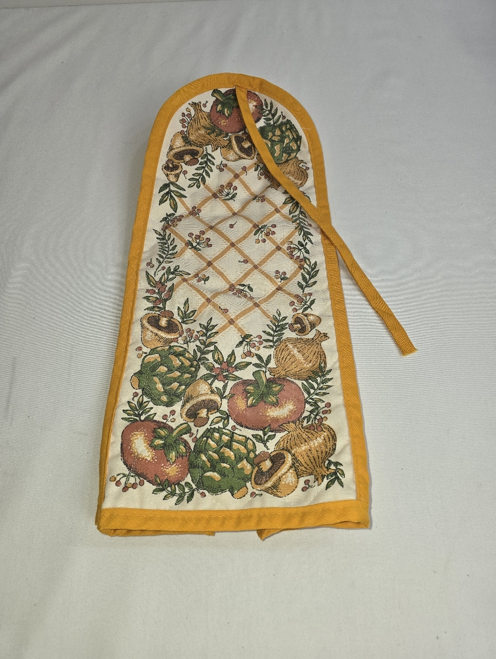 Vintage Mushroom Small Appliance Blender Cover 70's Boho Gold